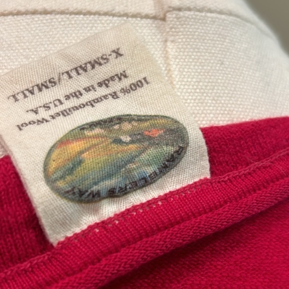 Rambler’s Way 100% Rambouillet Wool Boat Neck Sweater XS Small - Picture 6 of 6